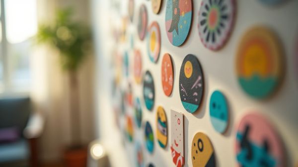 Des déco uniques grâce aux autocollants adhésifs